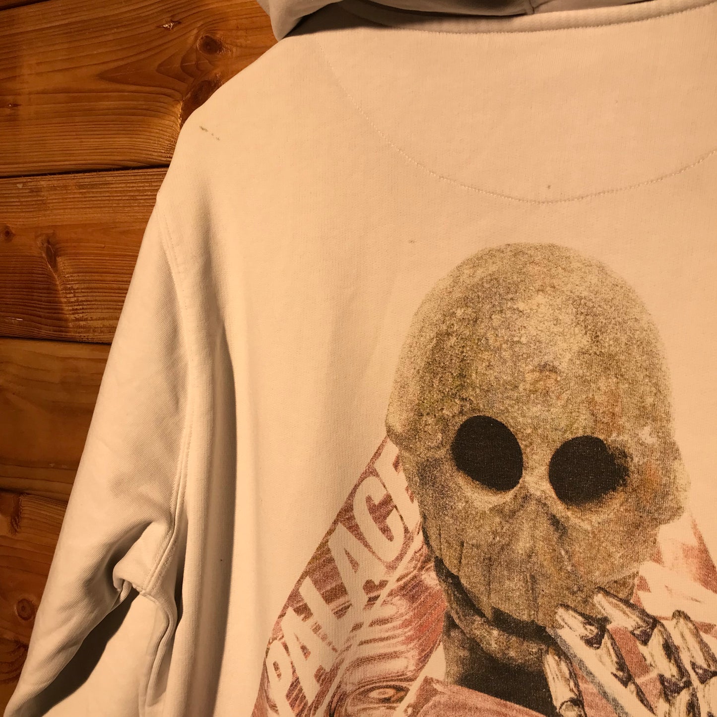 Palace smoking discount skull hoodie