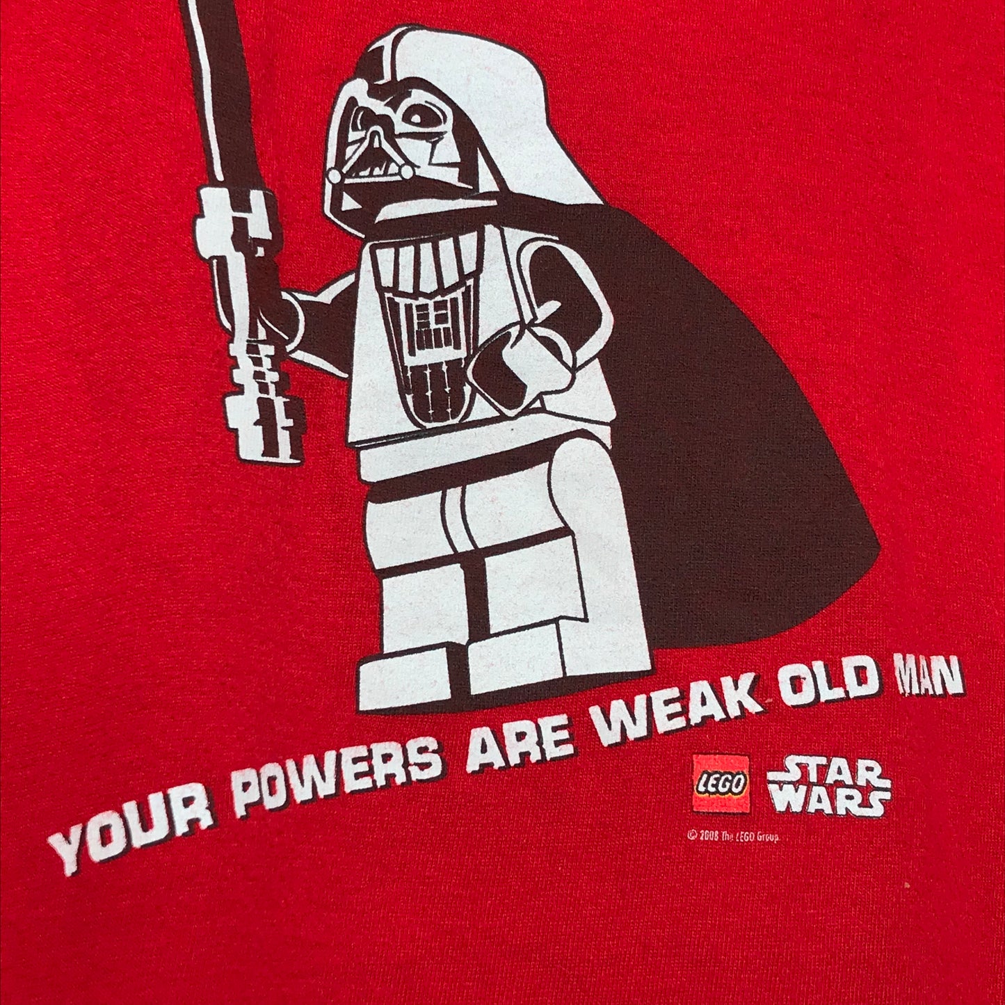 2008 Lego Star Wars Darth Vader t shirt