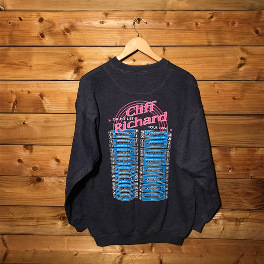 1994 Cliff Richard The Hit List tour sweatshirt