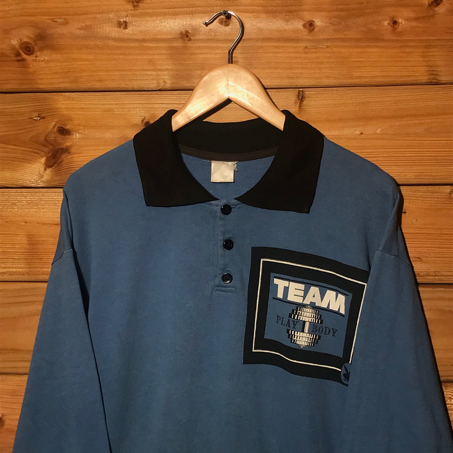 Playboy Team long sleeve polo t shirt