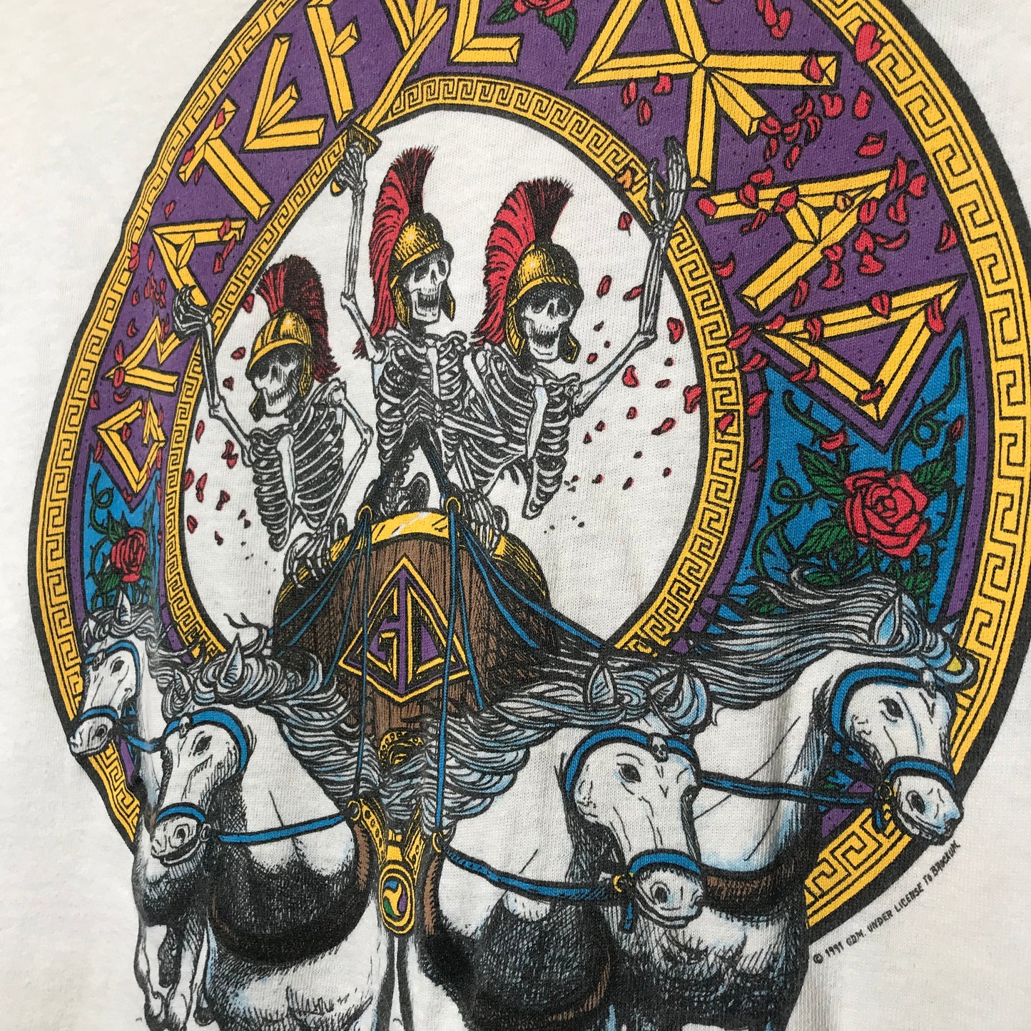 1991 Grateful Dead LA Coliseum t shirt