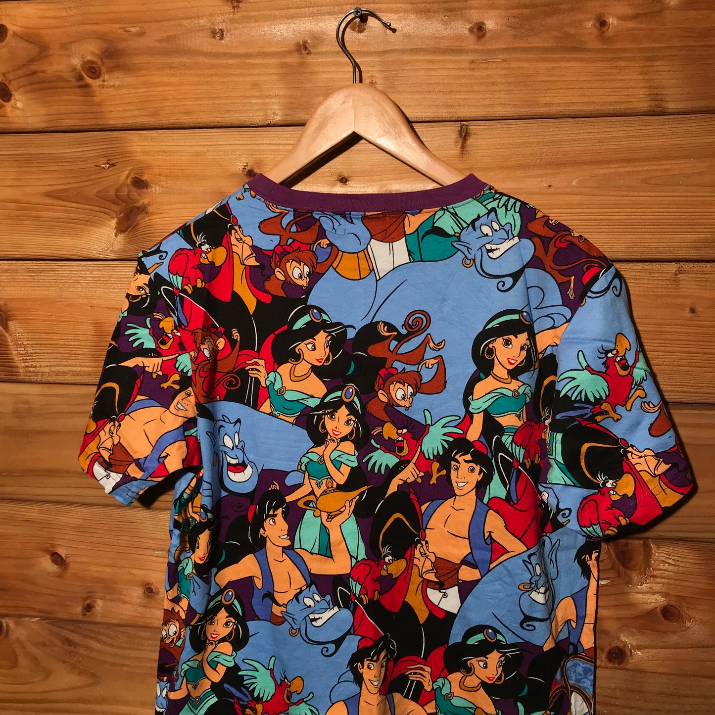 90s Disney Aladdin Characters AOP t shirt