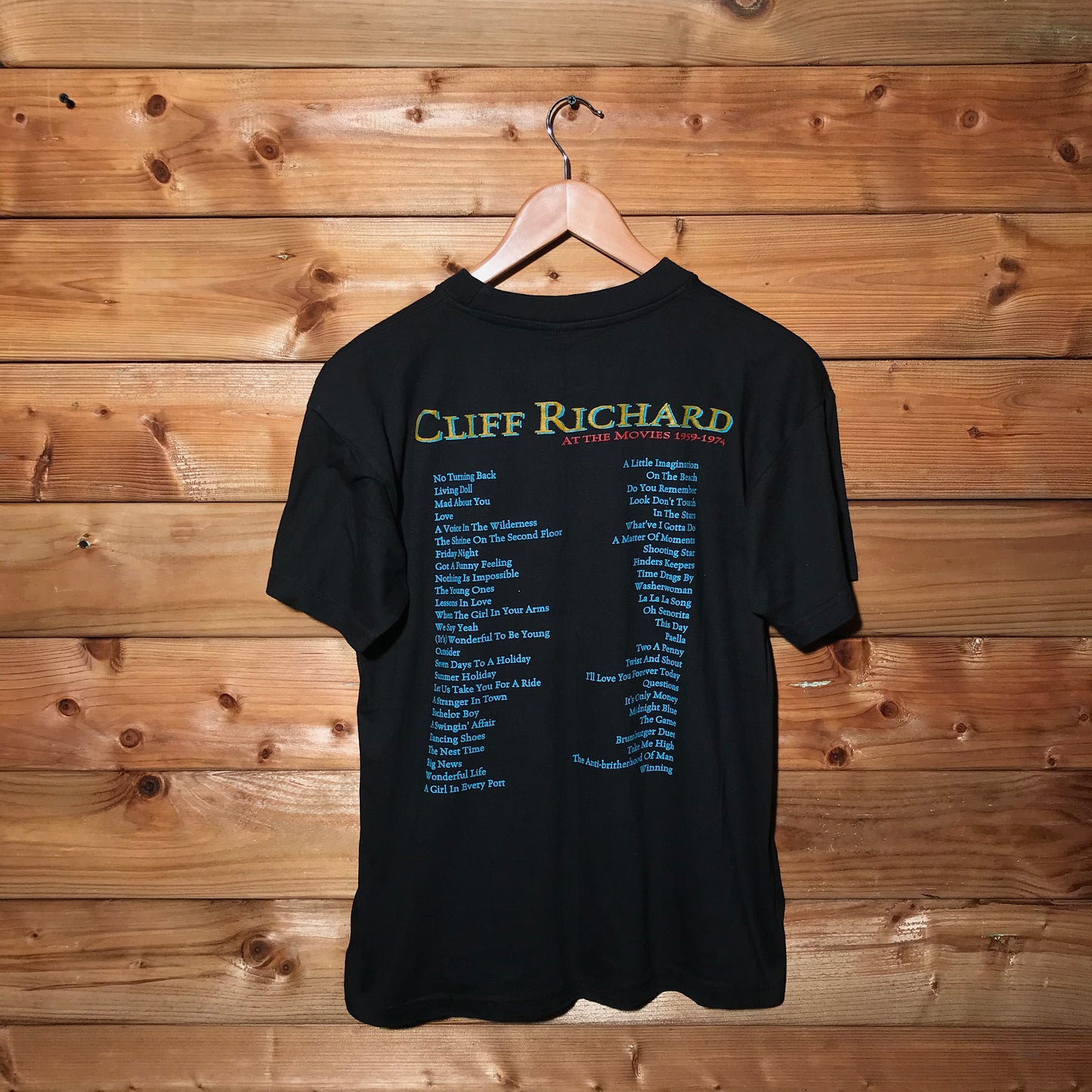 Cliff Richard At The Movies 1959-1974 t shirt