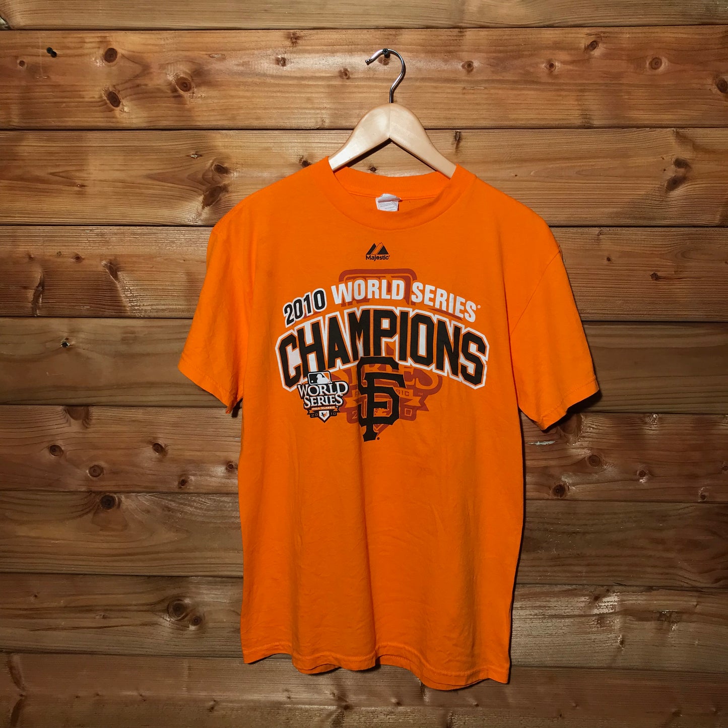 2010 Majestic SF Giants World Series Champs t shirt