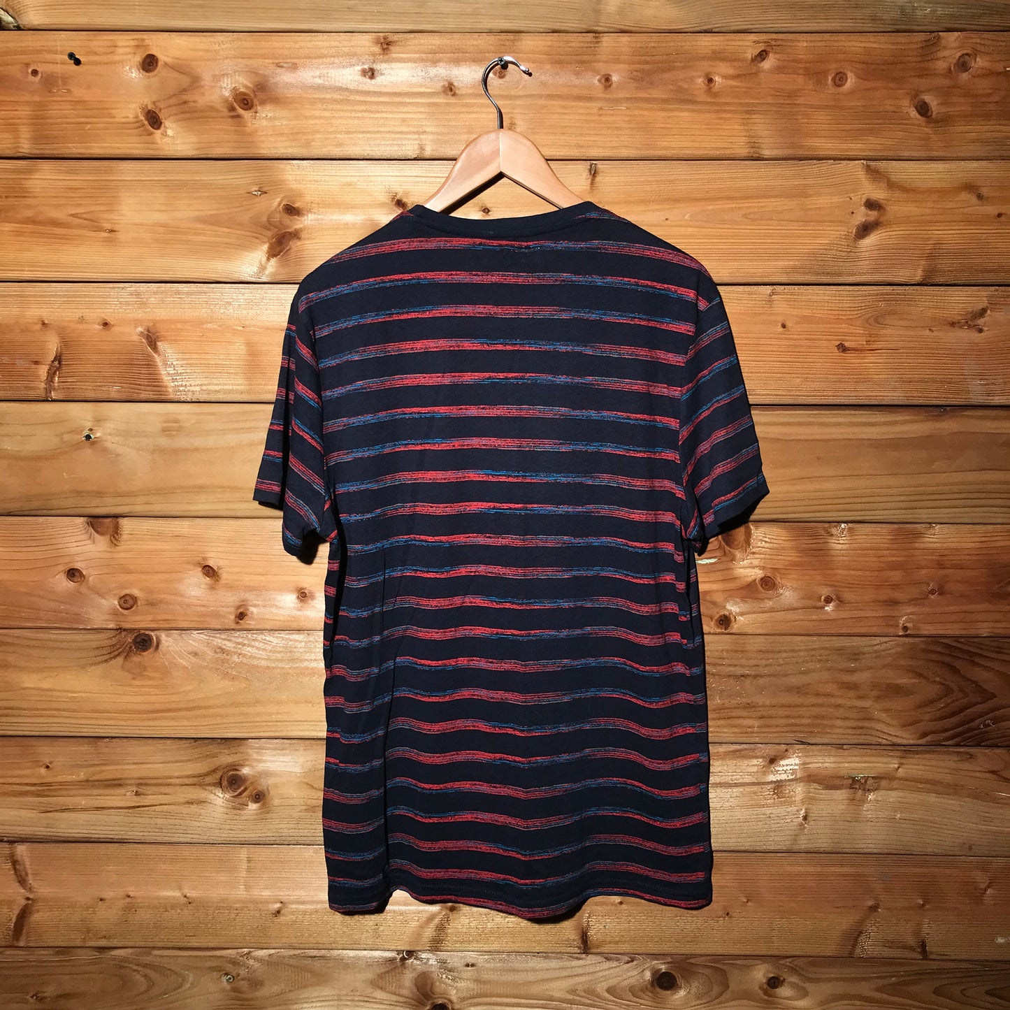 Hidden Skateboards striped t shirt