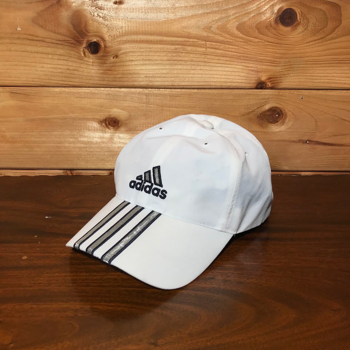 Adidas Silver Striped cap