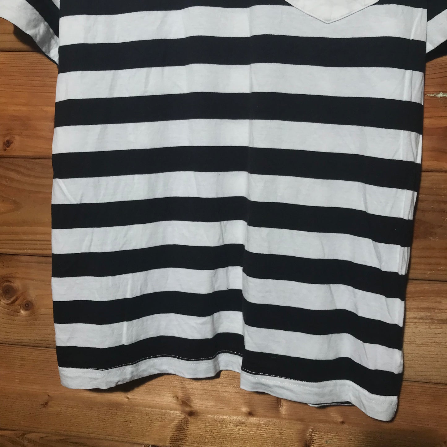 Catfish and the Bottlemen striped pocket t shirt