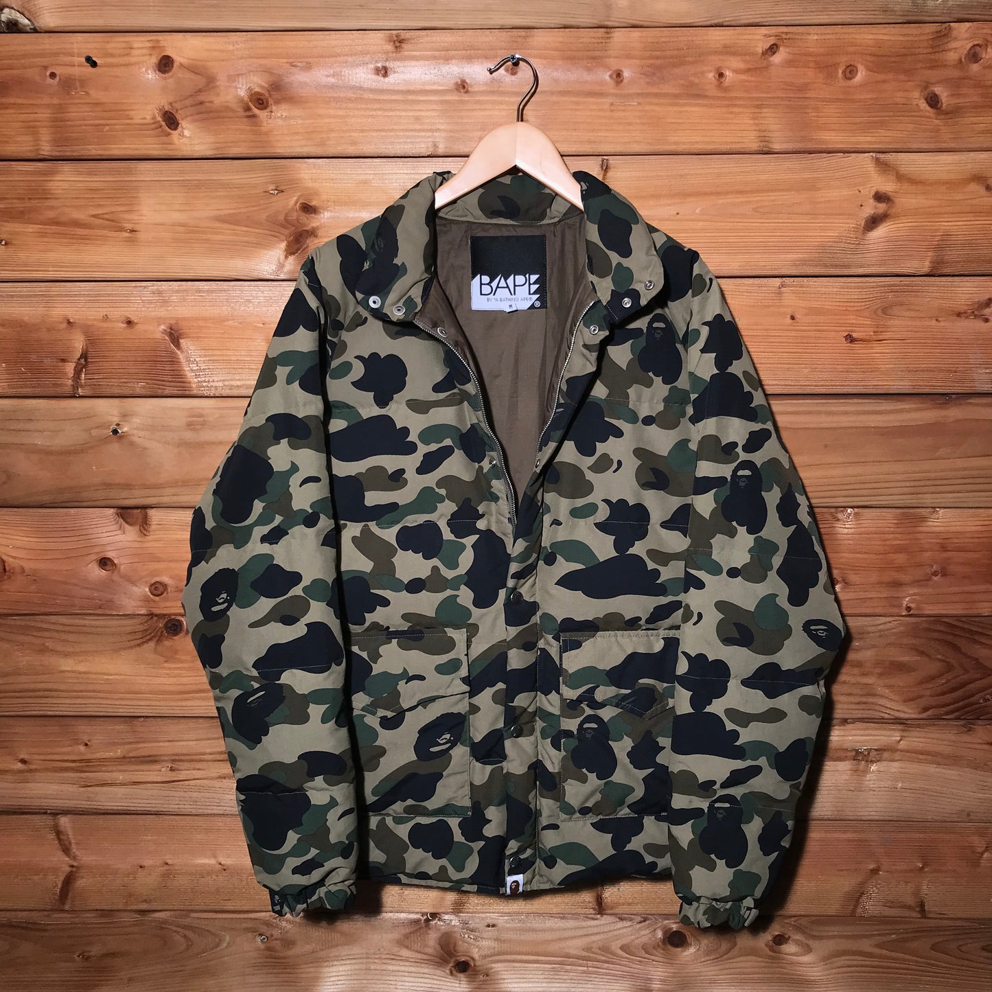 Bape A Bathing Ape Camo Puffer jacket HeresWear