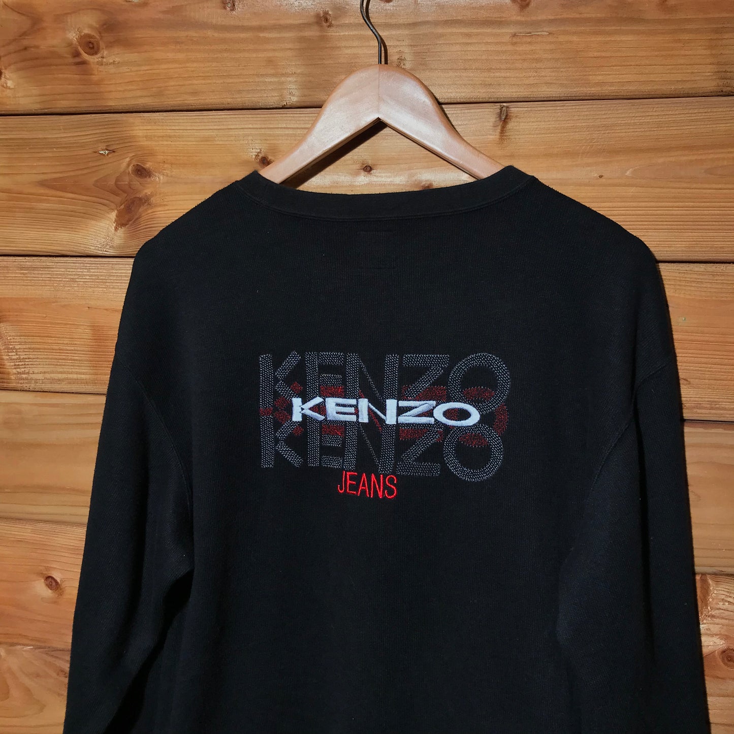 90s Kenzo Jeans Motion logo sweatshirt