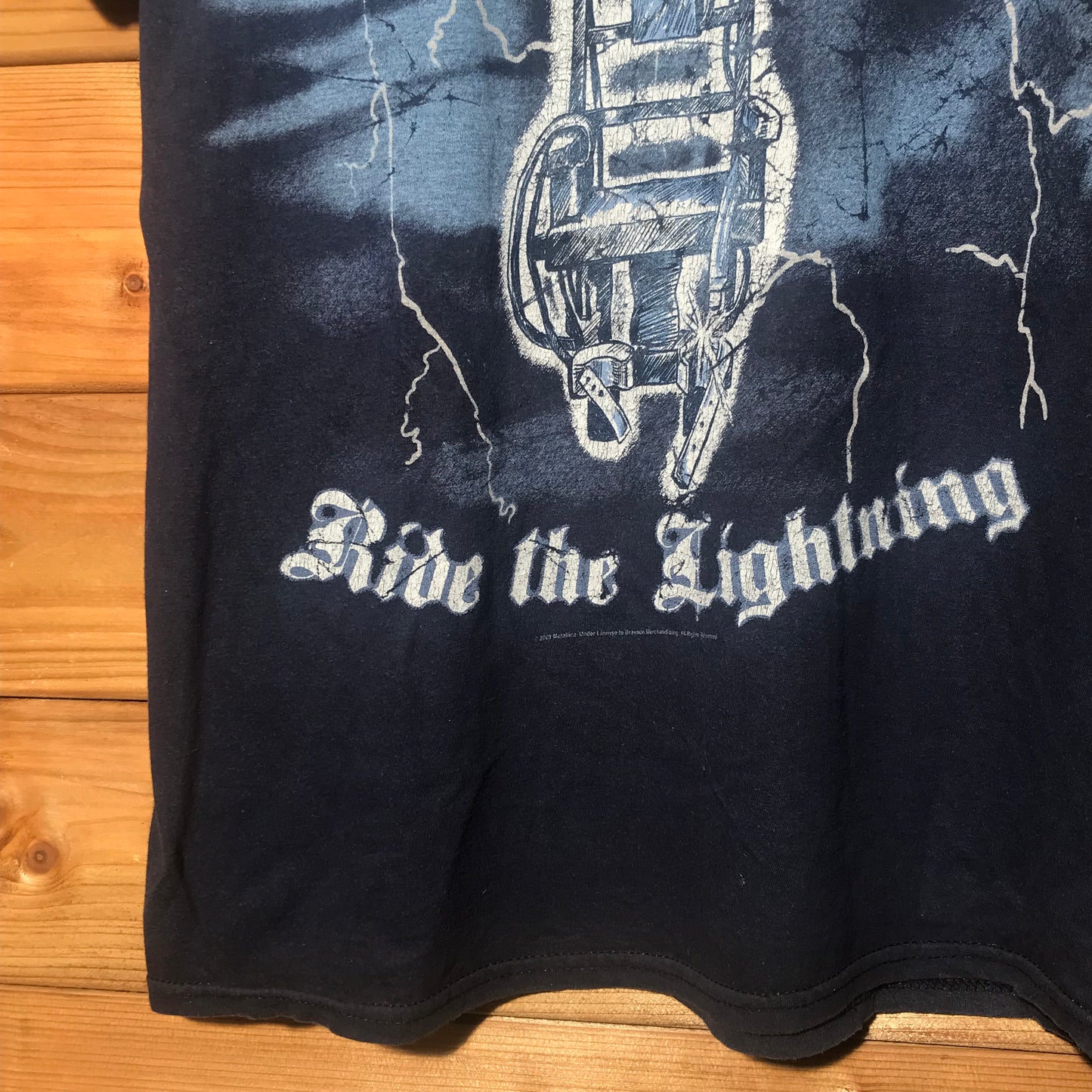 2003 Metallica Ride the Lightning t shirt