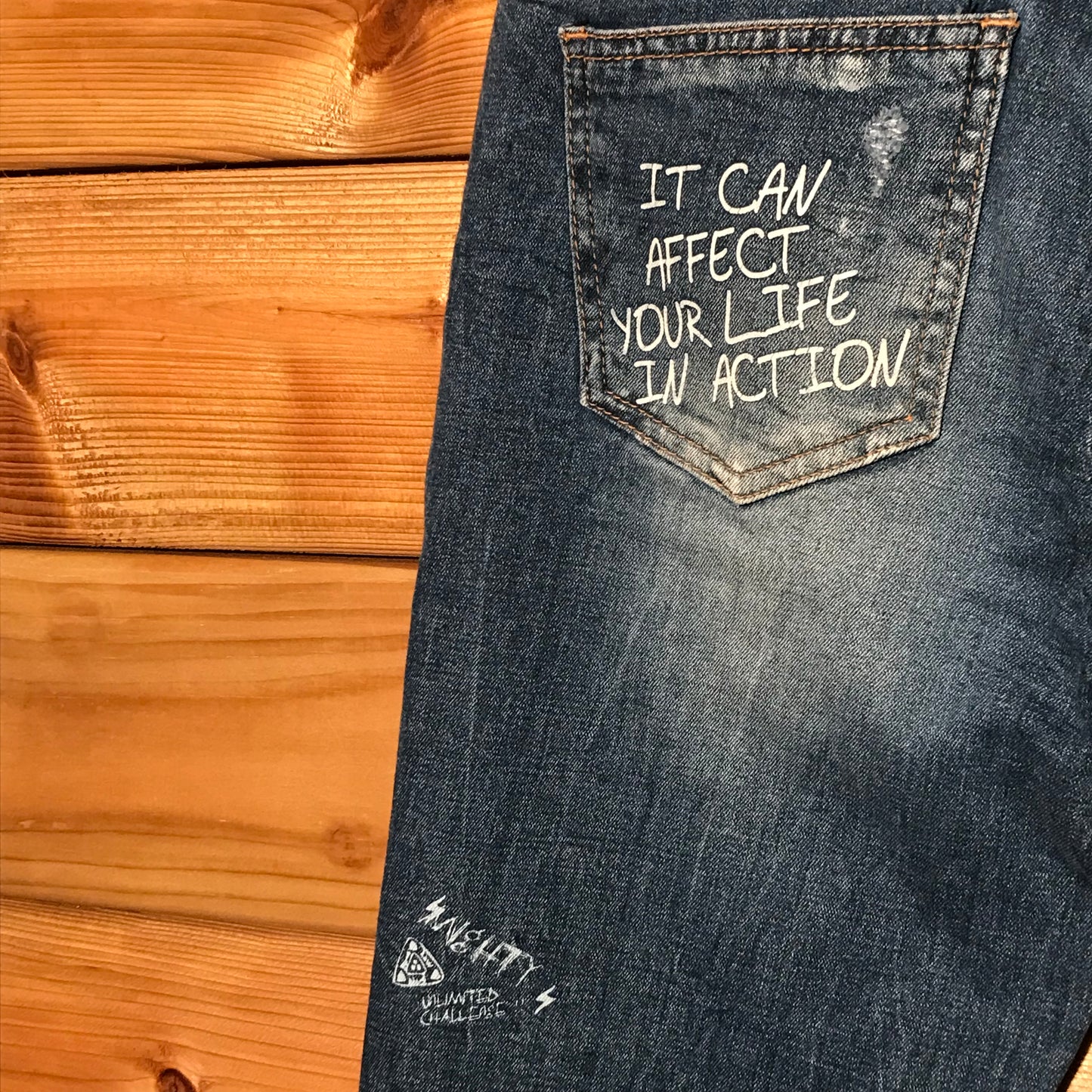 Evisu Mighty denim jeans