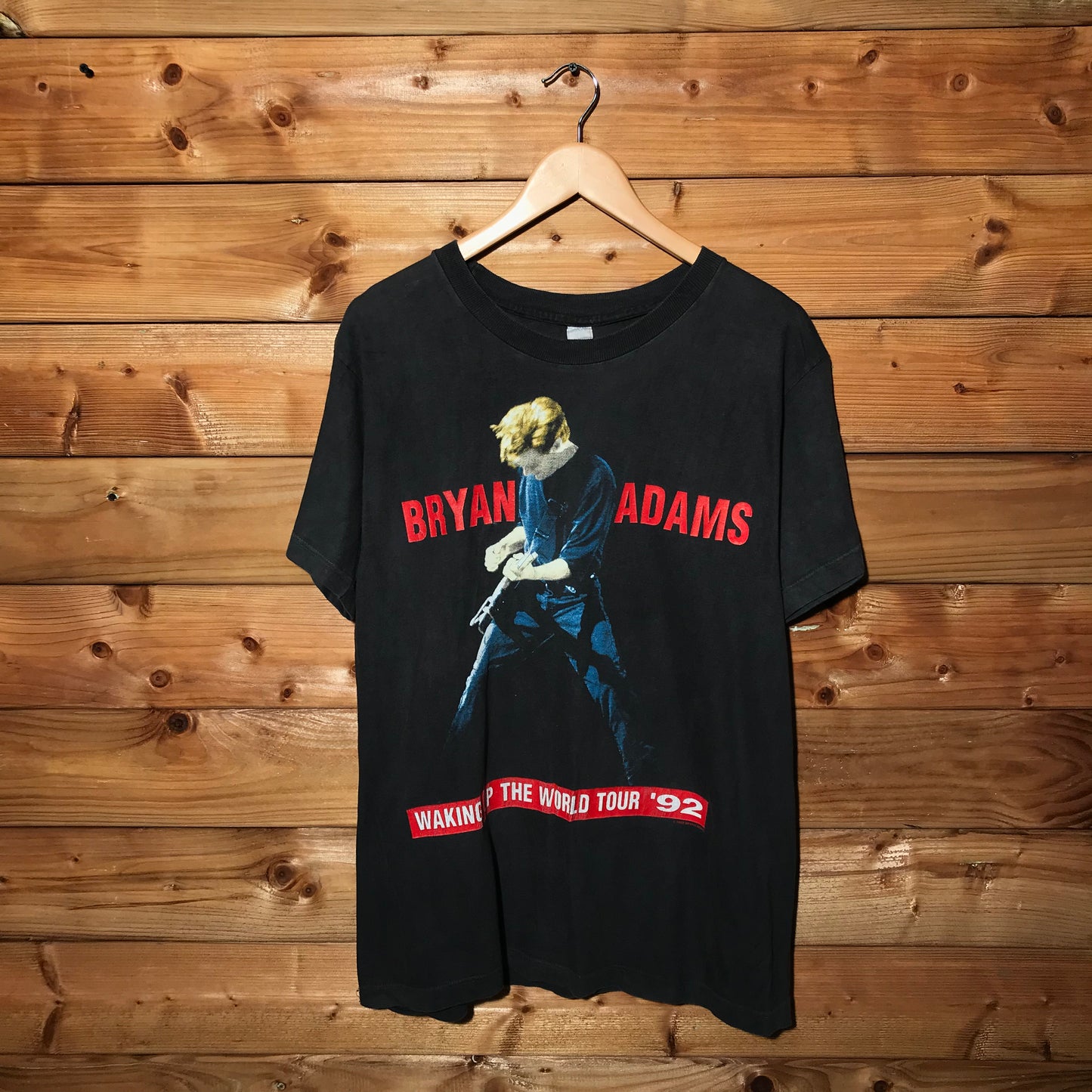 1992 Bryan Adams Waking Up the World tour t shirt