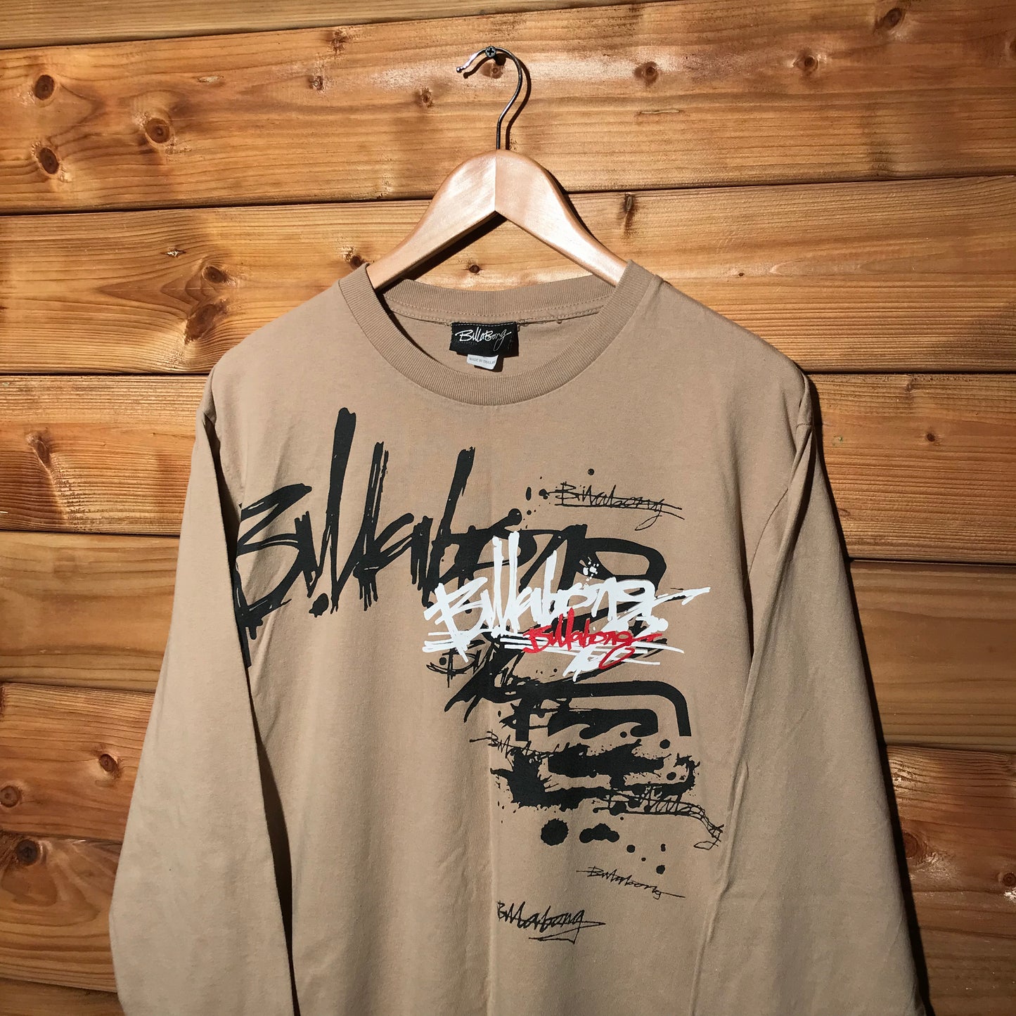 Billabong Script Logo long sleeve t shirt