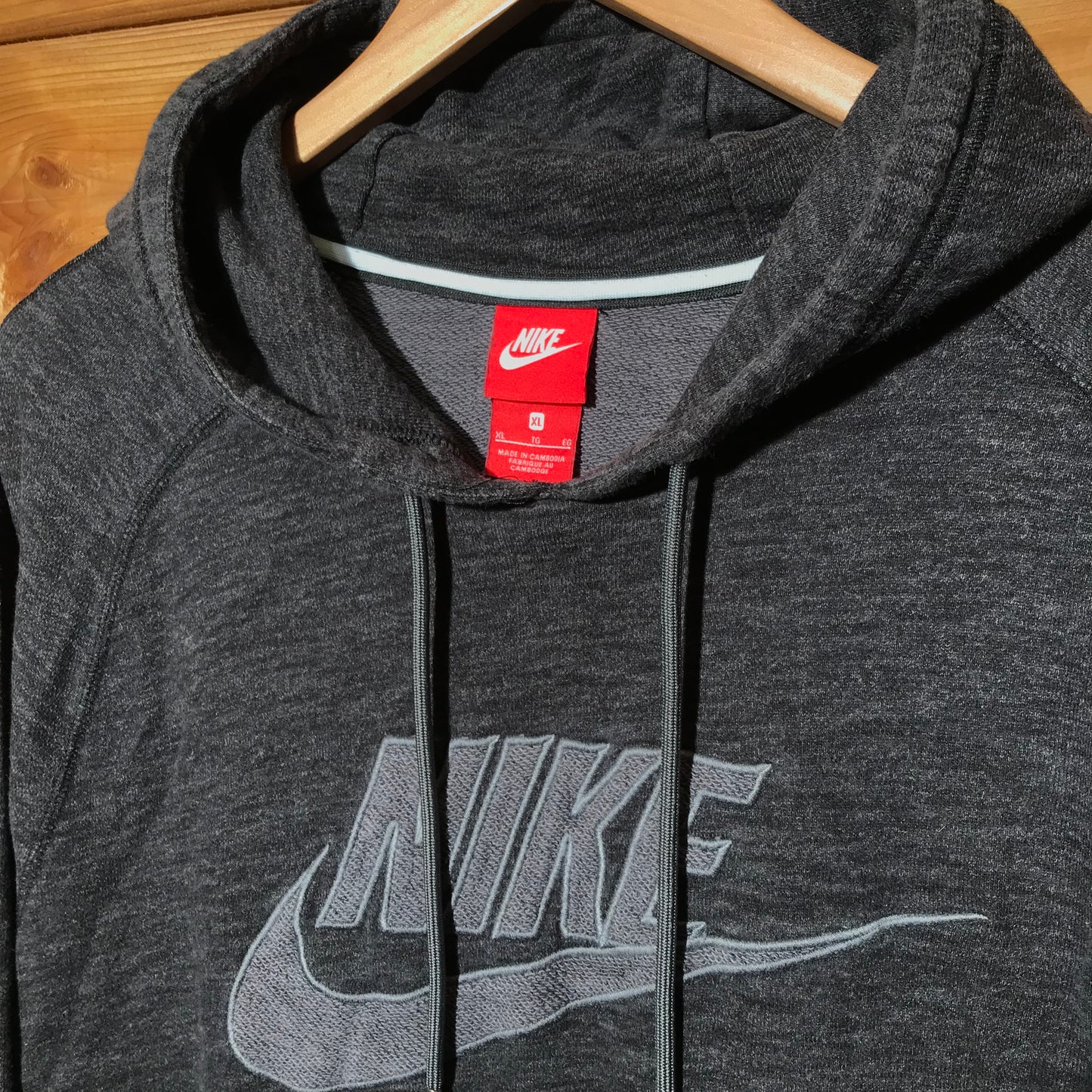 Nike Swoosh and Spellout hoodie