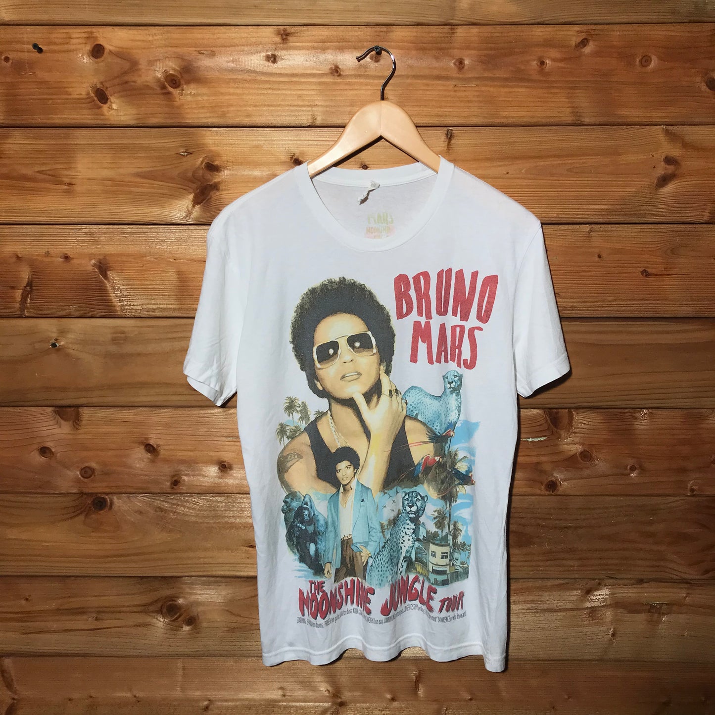 2014 Bruno Mars Moonshine Jungle tour t shirt