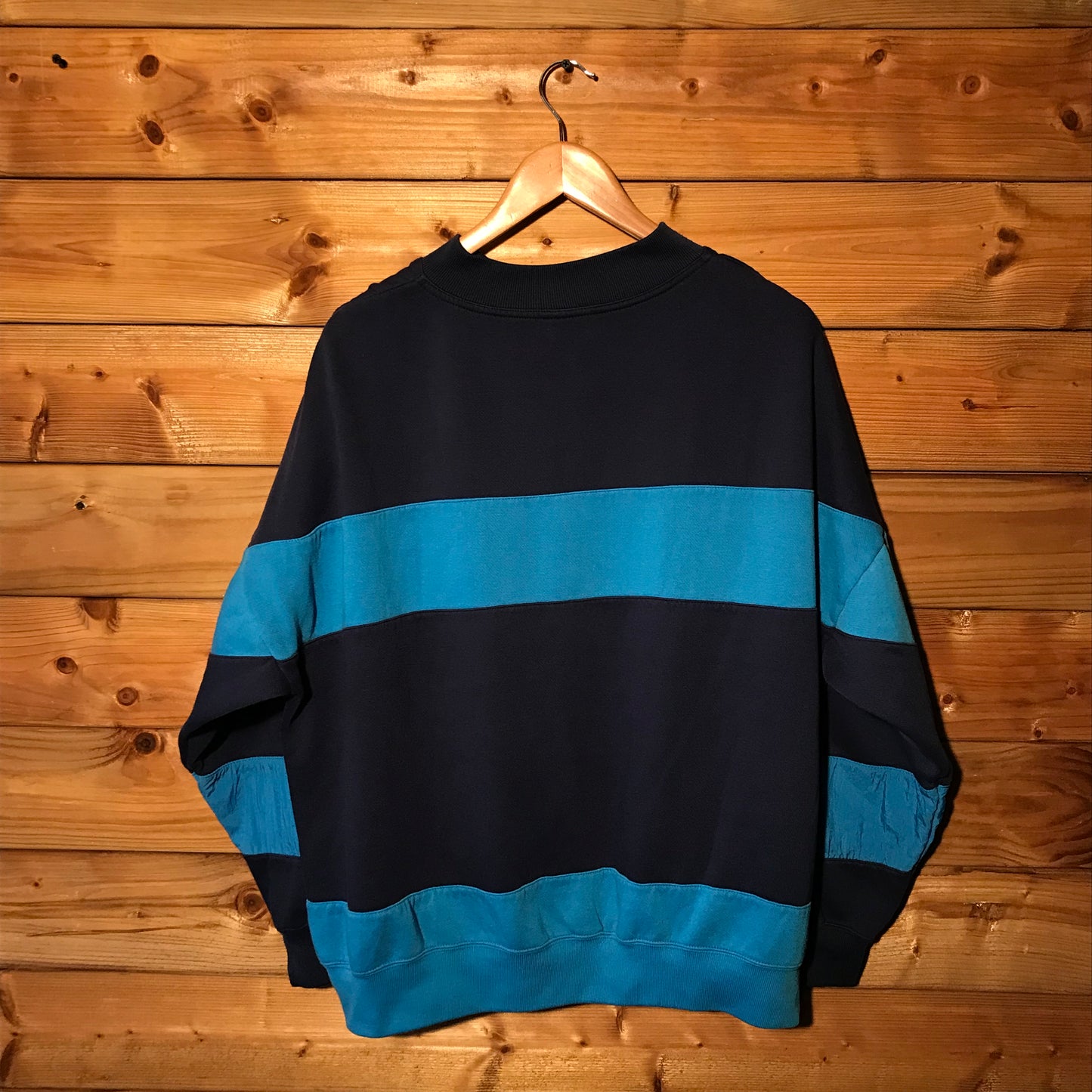 80s Adidas Striped Trefoil sweatshirt