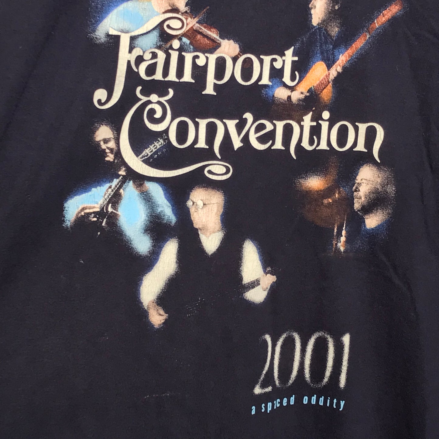 2001 The Fairport Convention A Spaced Oddity tour t shirt