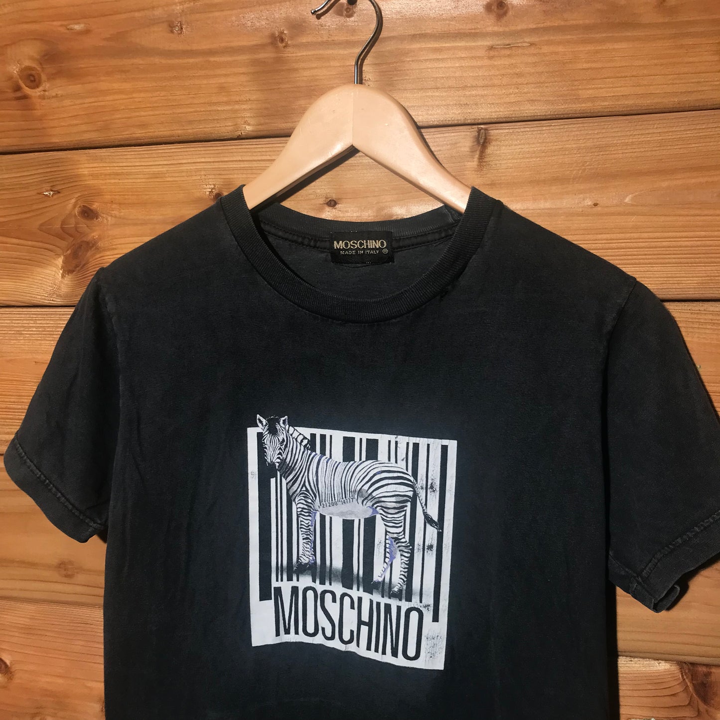 Moschino Barcode Zebra t shirt