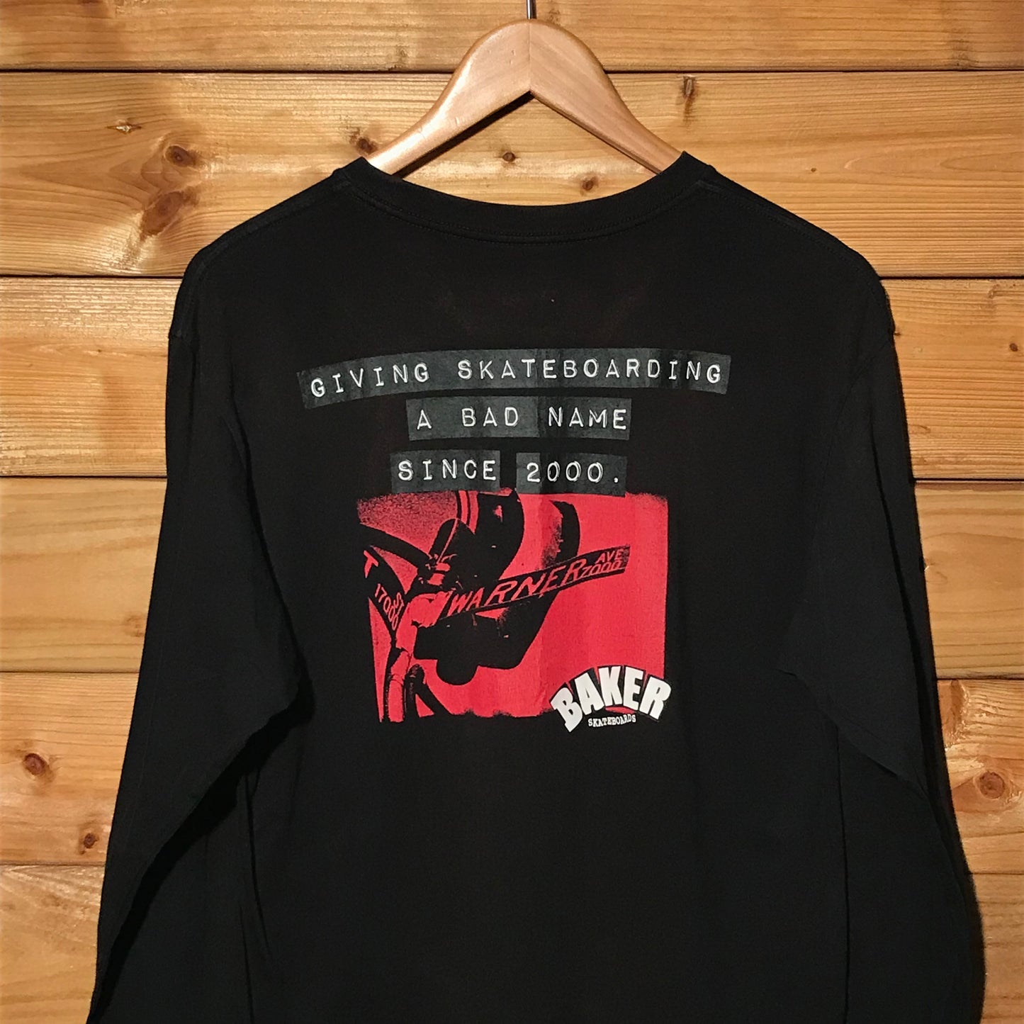 Vans x Baker Skateboards long sleeve t shirt