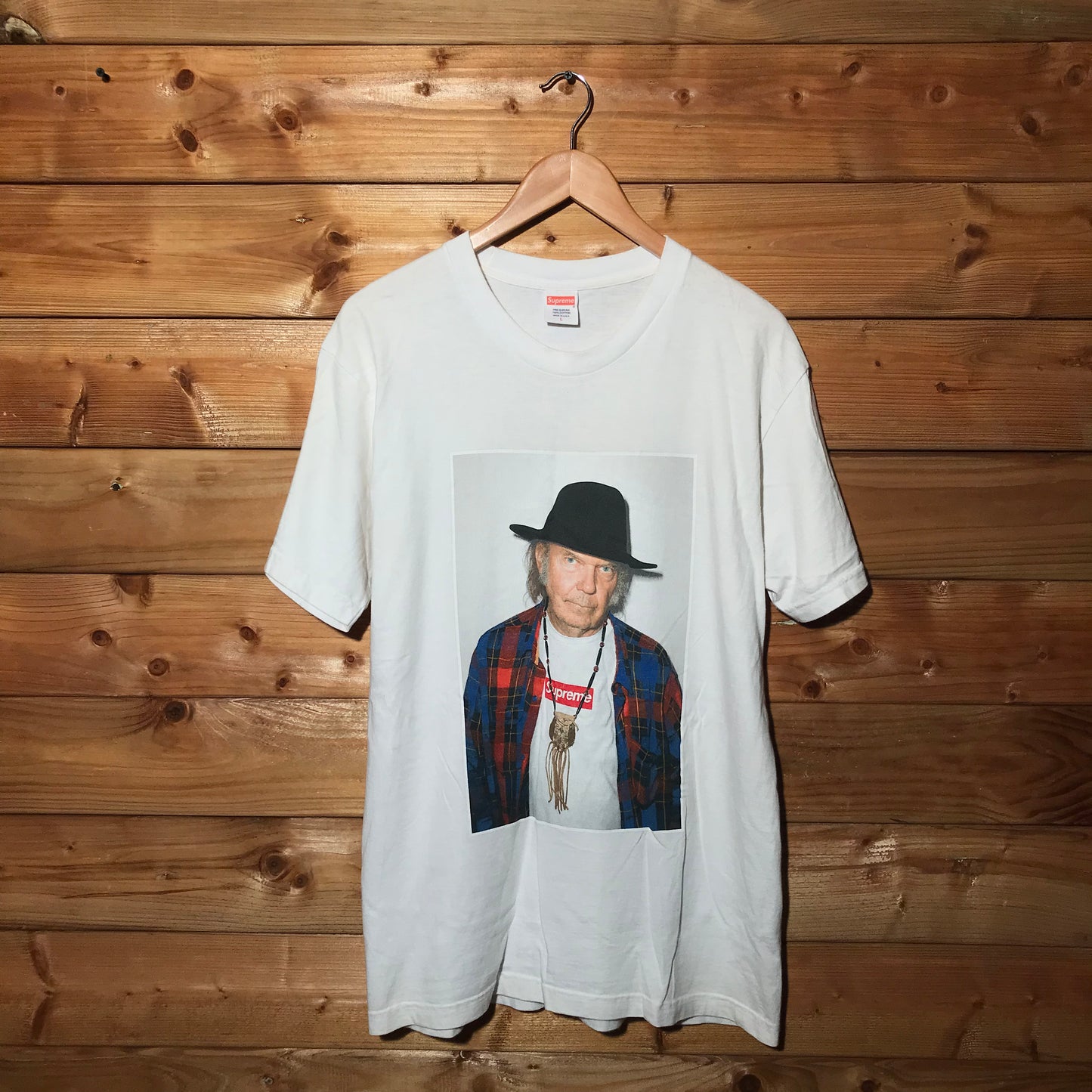 Supreme Neil Young photo t shirt – HeresWear