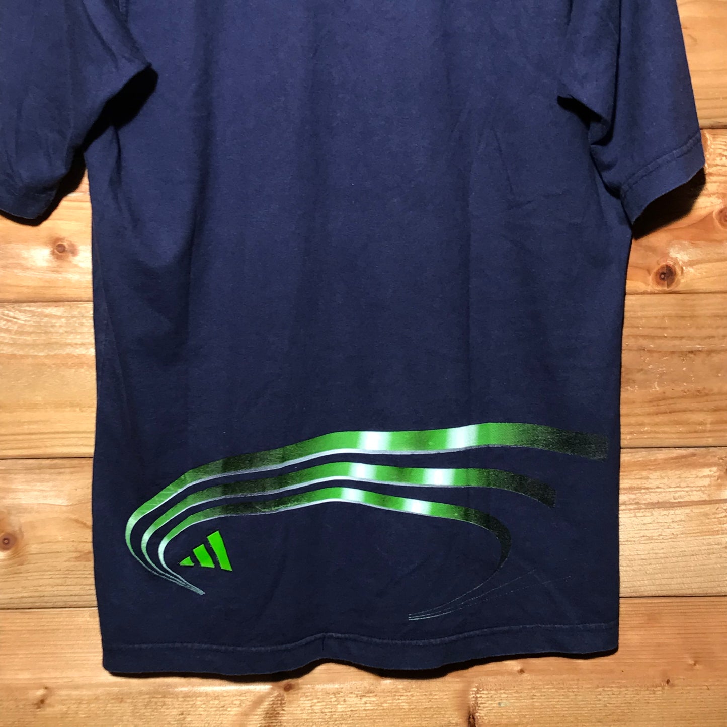 90s Adidas Wavy Striped t shirt