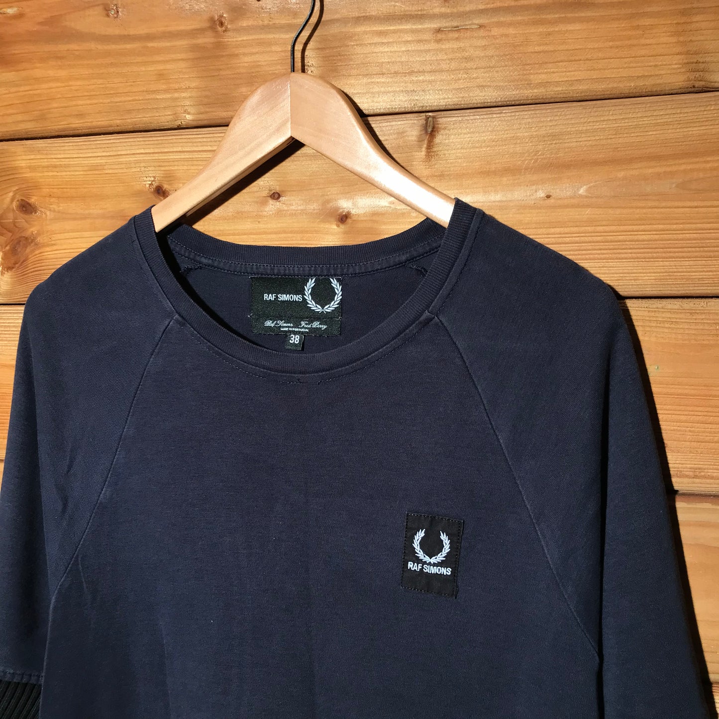 Fred Perry x Raf Simons sweatshirt style t shirt