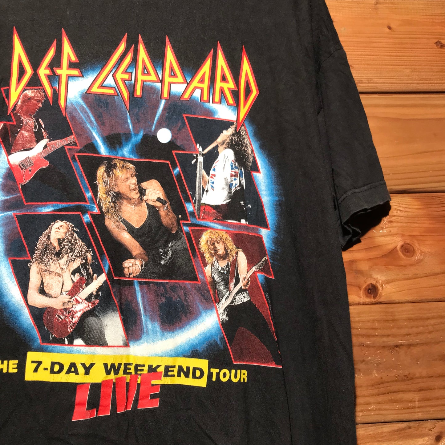 1993 Def Leppard The Adrenalize 7 Day Weekend Tour t shirt