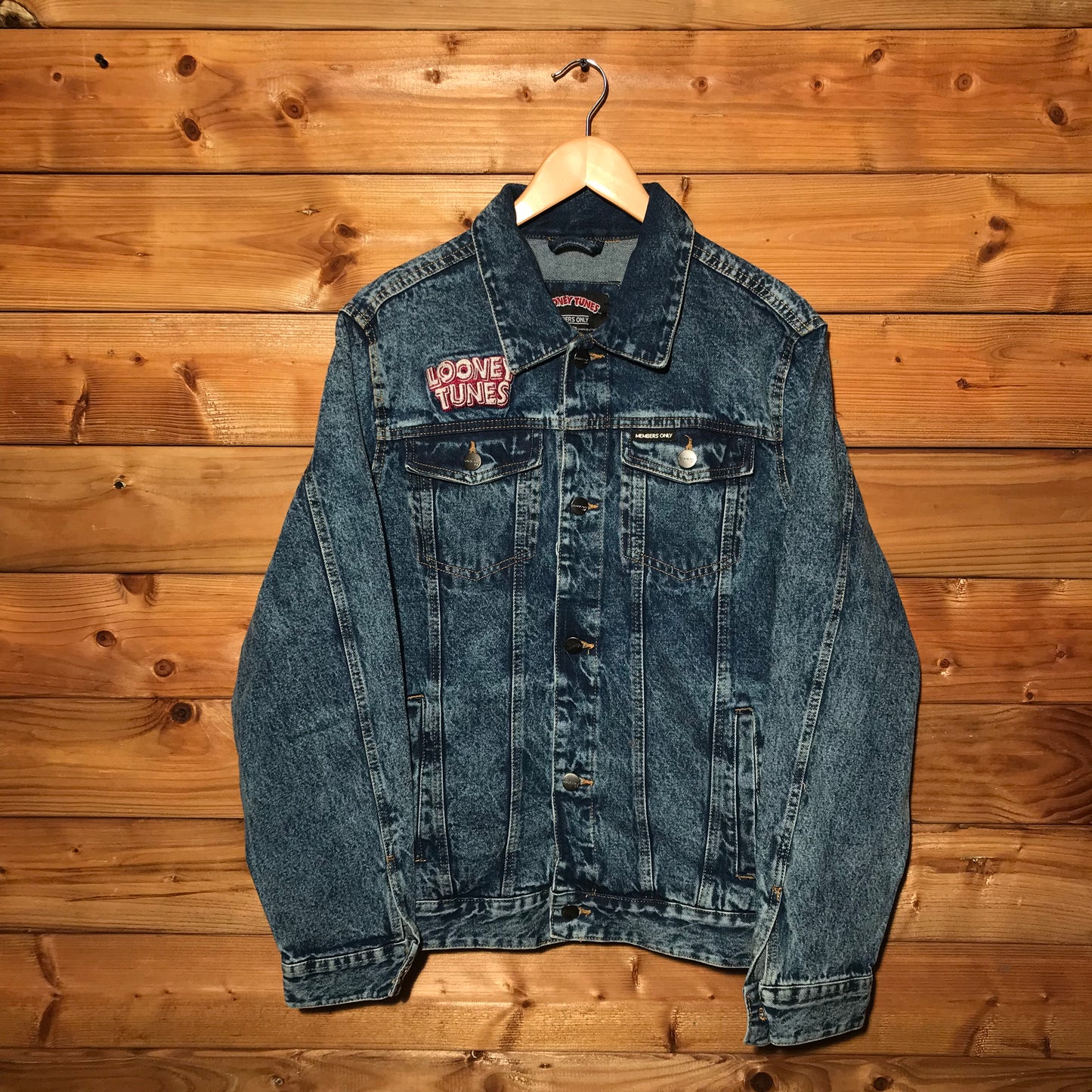 Members Only Looney Tunes denim jacket