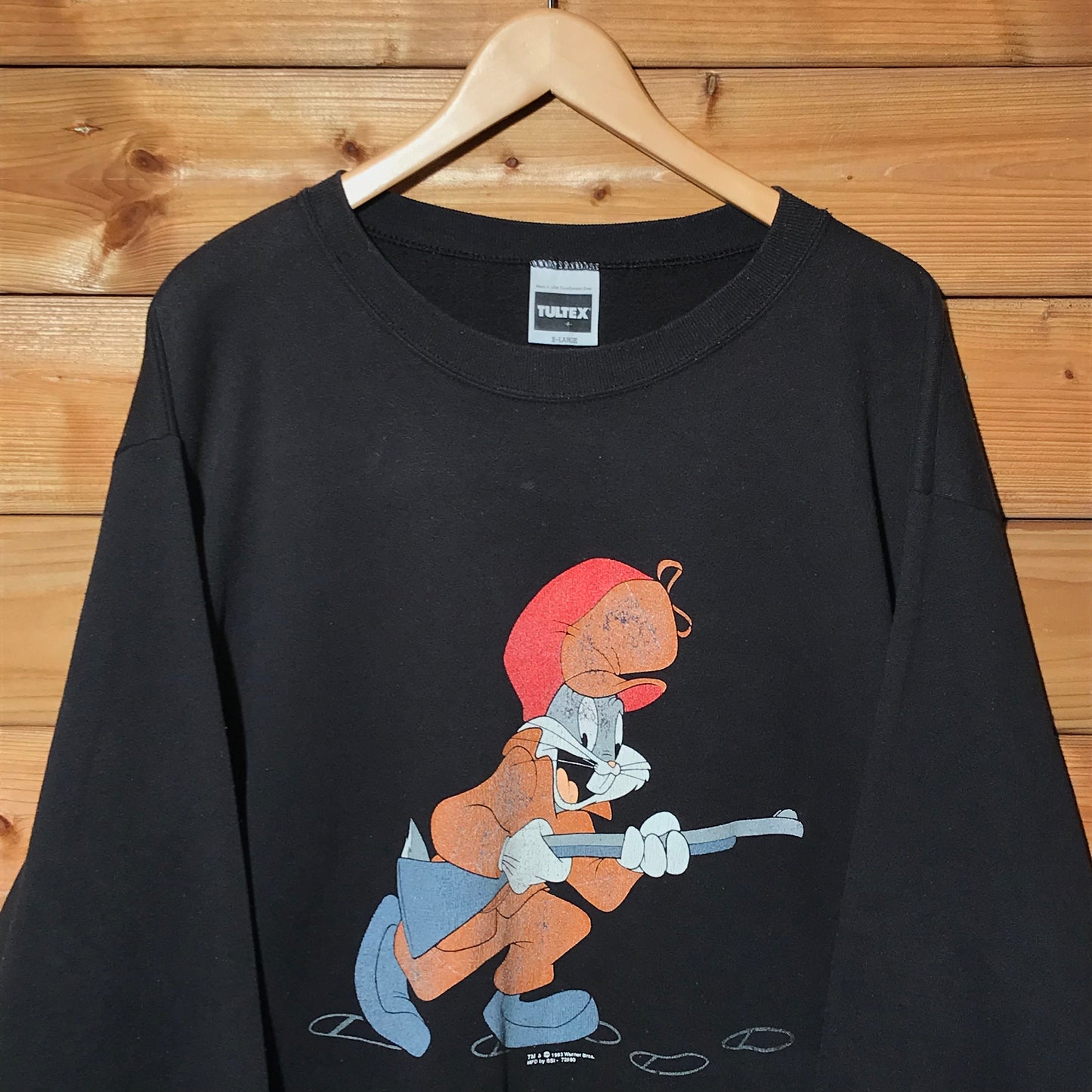 1993 Looney Tunes Elmer Fudd Bugs Bunny Hunting sweatshirt