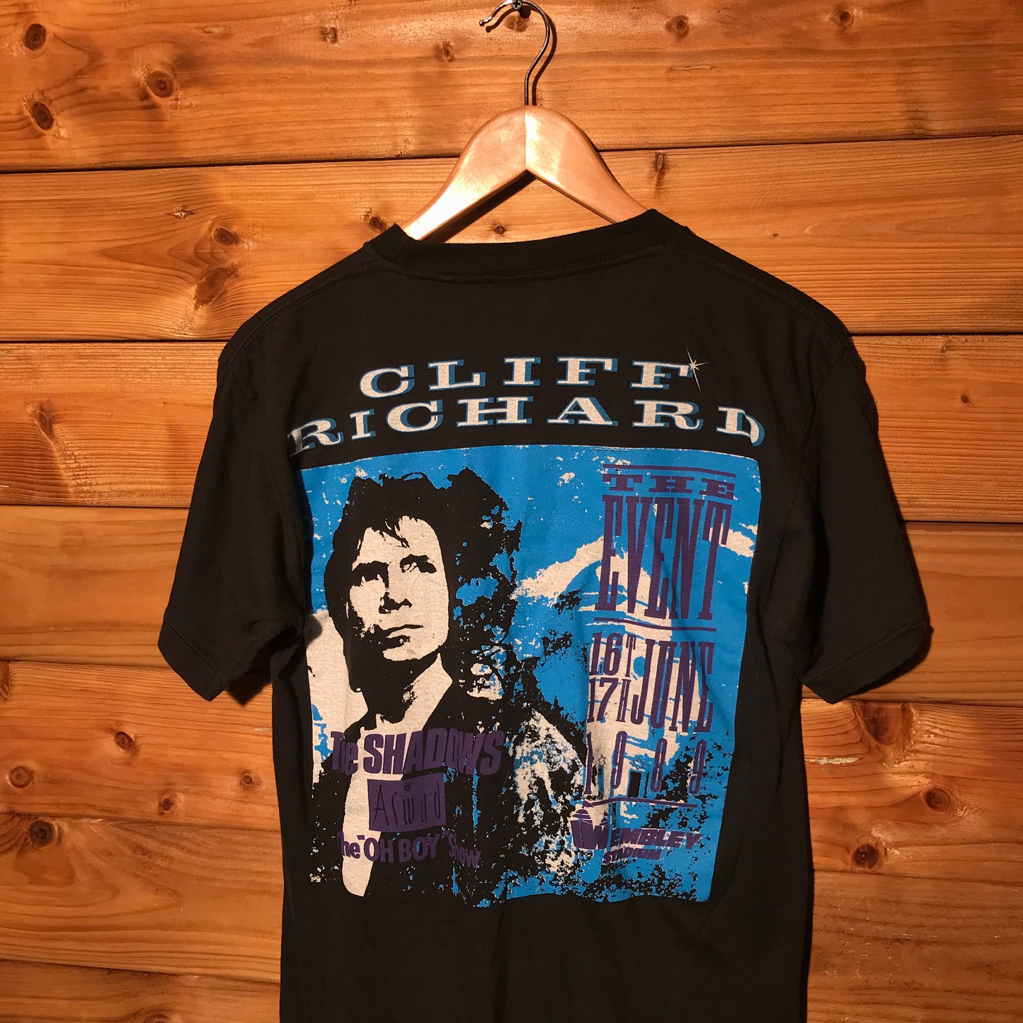 1989 Cliff Richard The Event Wembley Stadium t shirt