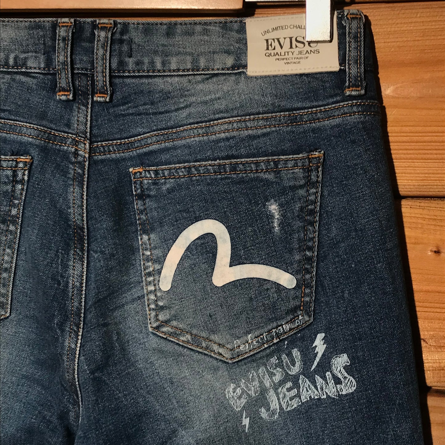 Evisu Mighty denim jeans