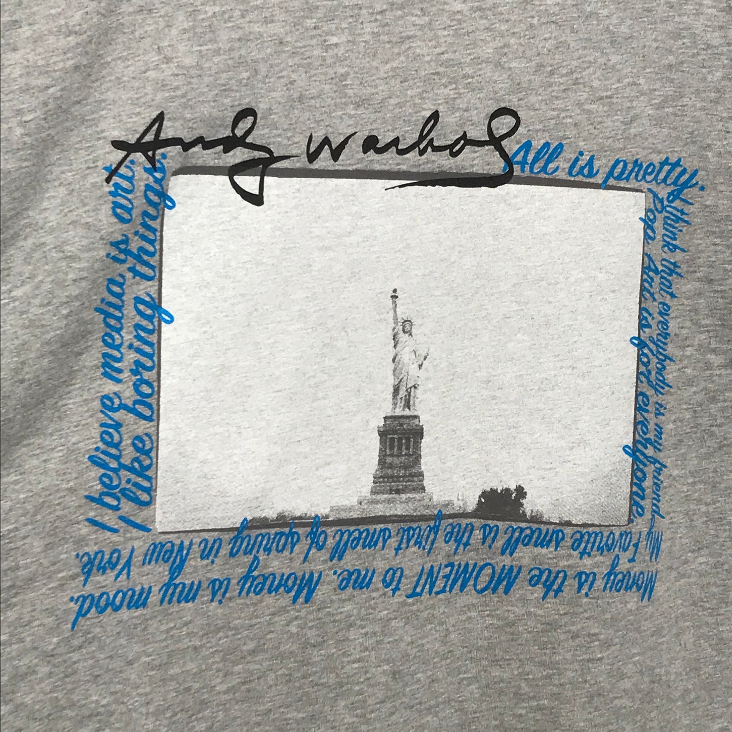 Uniqlo x Andy Warhol Liberty t shirt