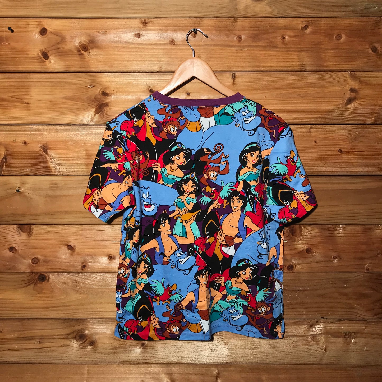 90s Disney Aladdin Characters AOP t shirt