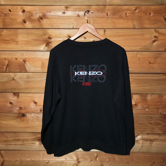 90s Kenzo Jeans Motion logo sweatshirt