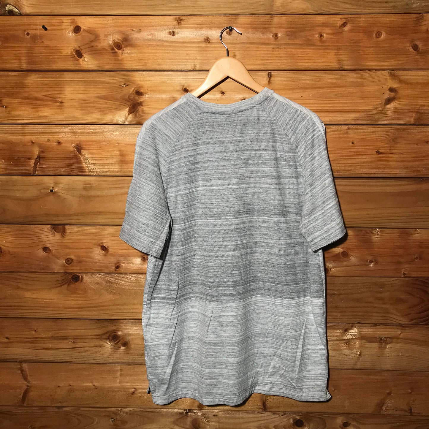 Nike essentials gradient striped t shirt